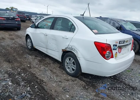 2013 Chevrolet Sonic Lt from USA, damaged, VIN 1G1JC5SH8D4185577
